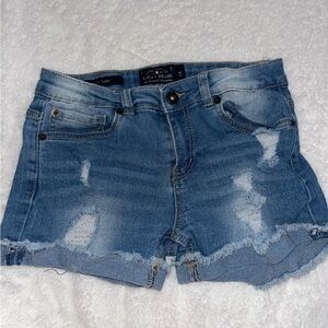 Lucky Brand Blue Distressed Jean Shorts